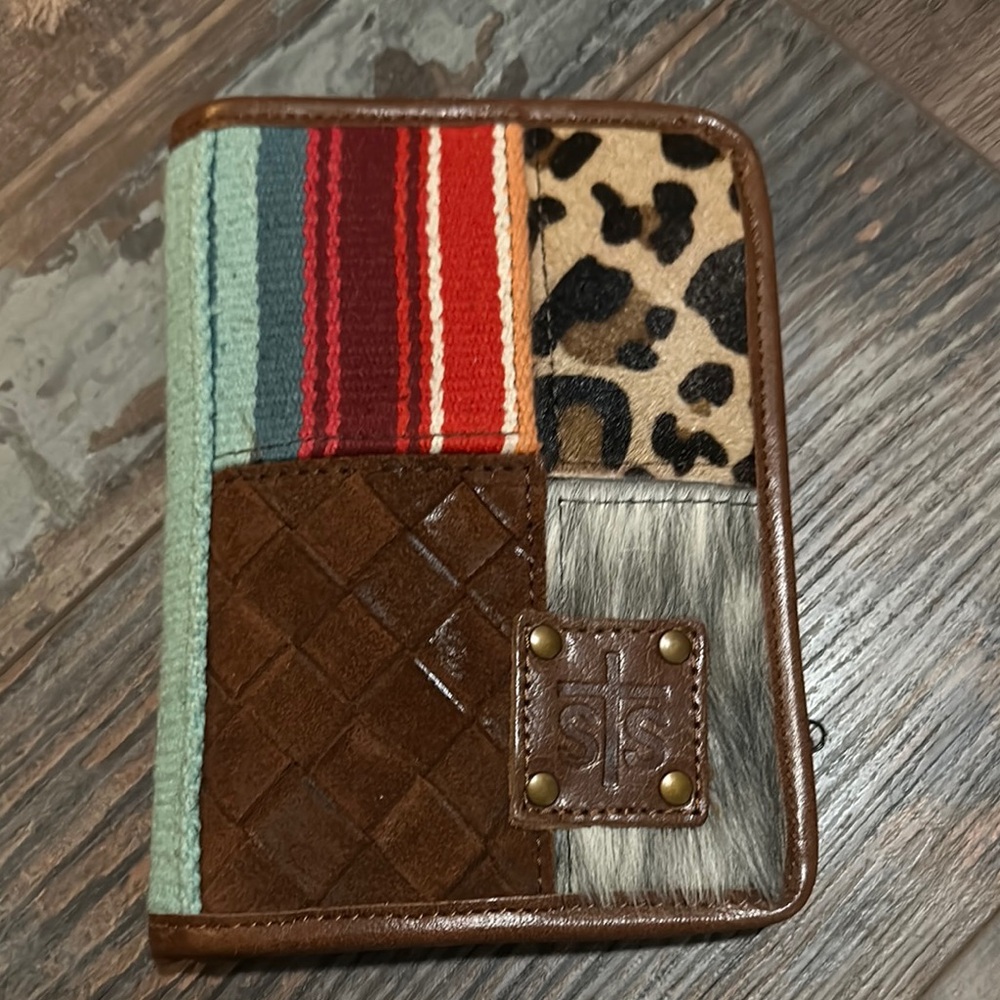 STS Ranchwear Multicolor Patchwork Wallet